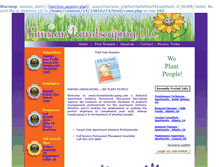 Tablet Screenshot of humanlandscaping.com
